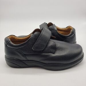 Dr. Comfort men 10XW black William X Double Depth Casual Shoe leather Wide